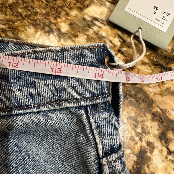 H & M 90’s Baggy High Waist Light Wash Jeans New with Tags Size 6 - Picture 5 of 10